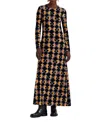 La Doublej Swank Dress In Half-light Black