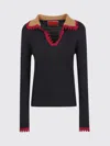 La Doublej La Double J Cotton-cashmere Blend Top In Black