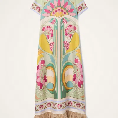 La Doublej Swing Dress In Multi