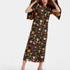 La Doublej Swing Dress In Botticelli Black