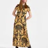 La Doublej Swing Dress In Cherubs Gold