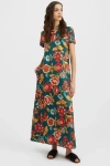 La Doublej Swing Dress In Hottie Emerald