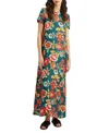 La Doublej Swing Dress In Hottie Emerald