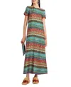La Doublej Swing Dress In Multi