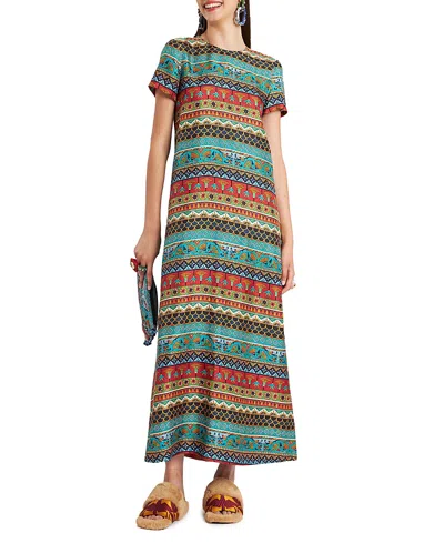 La Doublej Swing Dress In Multi