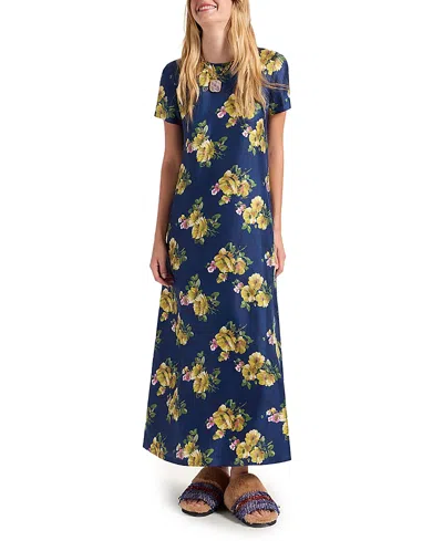 LA DOUBLEJ LA DOUBLEJ SWING DRESS RIPTIDE MIDNIGHT BLUE