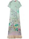 La Doublej La Double J Swing Dress With Feathers