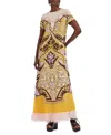 La Doublej Swing Dress In Yellow