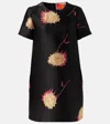 La Doublej Minikleid Swing Aus Jacquard In Multicolor