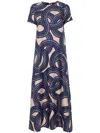 La Doublej Swing Dress In Blue