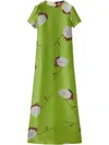 La Doublej Swing Dress In Grün