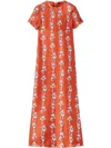 La Doublej Swing Dress In Orange