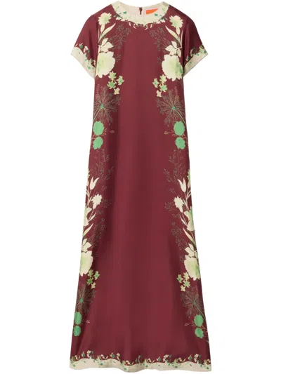 La Doublej Swing Midi Dress In Red