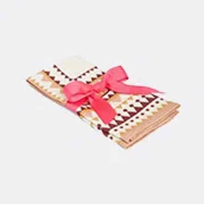 La Doublej Table Linens Doric Placée Pink Uni