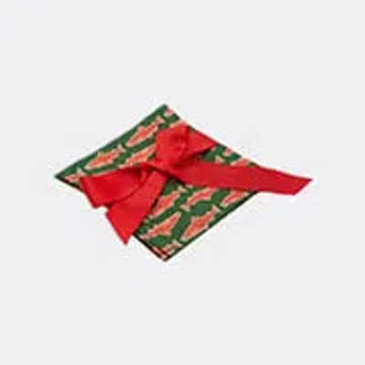 La Doublej Table Linens Green Uni