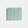 La Doublej Table Linens Riviera Green Uni In Green