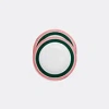 La Doublej Tableware Rainbow Verde Bosco Dark Green Uni In Rainbow Verde Bosco Dark Green