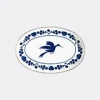 La Doublej Tableware Wildbird Blue Uni In Blue