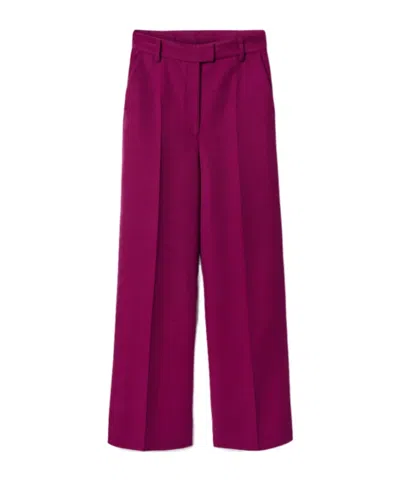 La Doublej Tailored Trousers In Purple