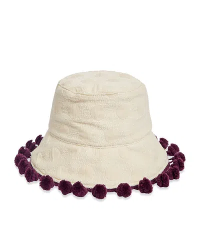 LA DOUBLEJ LA DOUBLEJ TASSEL-TRIM PROMENADE HAT