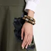 La Doublej Tesoro Double Bracelet In Black