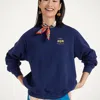La Doublej The Biggie Concert Sweatshirt In Bug Off Blue