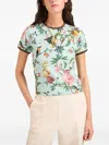 La Doublej The Cu-tee Crop In Green