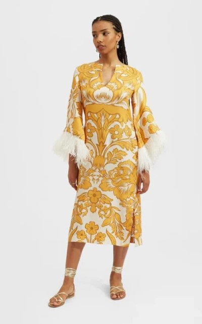 La Doublej The Kaftan In Yellow