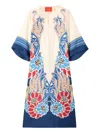 La Doublej Printed Dress In White