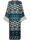 La Doublej The Kaftan In Casareale Emerald