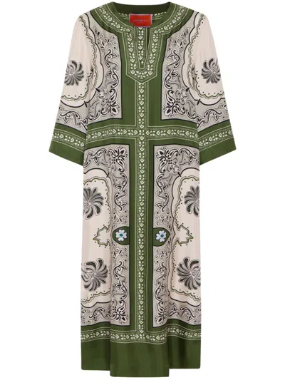 LA DOUBLEJ THE KAFTAN MIDI DRESS