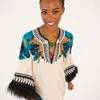 La Doublej The Kaftan In White