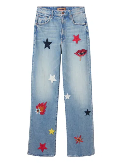 LA DOUBLEJ X MOTHER THE MAVEN SNEAK JEANS