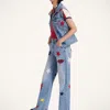 La Doublej The Maven Sneak Jeans In Star Of The Show Blue