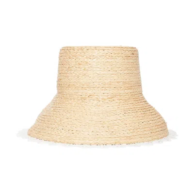La Doublej The Ombra Hat In Solid Ivory