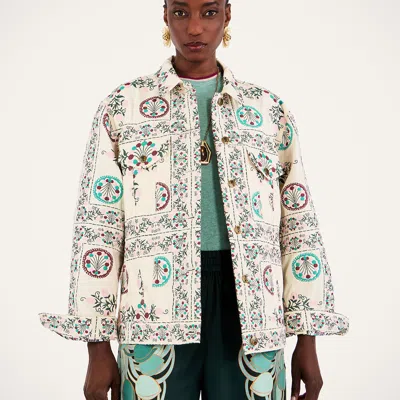 La Doublej The Oversized Jean Jacket In Multi