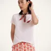 La Doublej The Sinful T-shirt In Team Player White