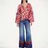 La Doublej The Tomcat Roller Jeans In Deep In The Pacific Blue
