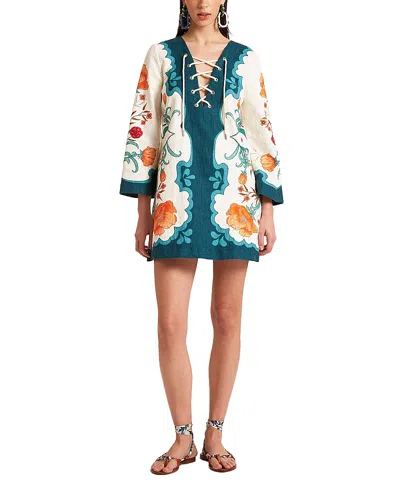 La Doublej Women's The Tunic Mini Placee In Blue