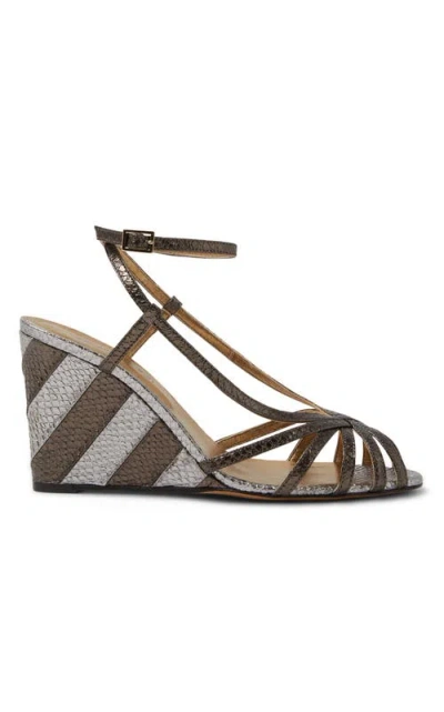 LA DOUBLEJ LA DOUBLEJ THE WEEKEND WEDGE SOLID ANTHRACITE