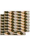La Doublej Third Eye-print Tablemats (set Of 2) In Green