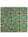 La Doublej Tile-print Tablecloth In Blue