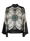 La Doublej Make An Exit Top In Black