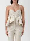 La Doublej Top  Woman Color Ivory In White