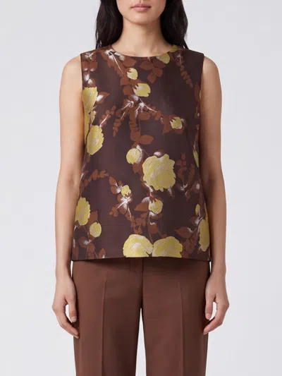 La Doublej Top Woman In Brown