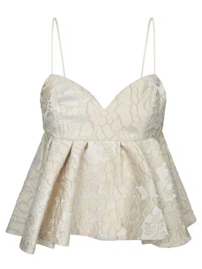 La Doublej Tops In White