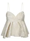 La Doublej Tops In White