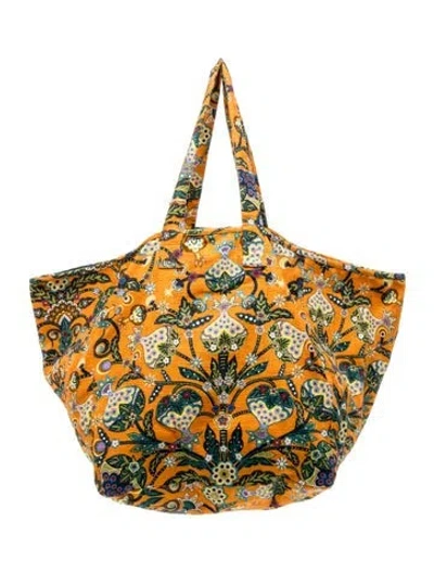 Pre-owned La Doublej Tote W/ Tags In Orange