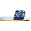 La Doublej La Double J. Woman Sandals Blue Size 10 Textile Fibers In Conchiglie