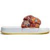 La Doublej Braid Slide Sandals In Taranta Bordeaux